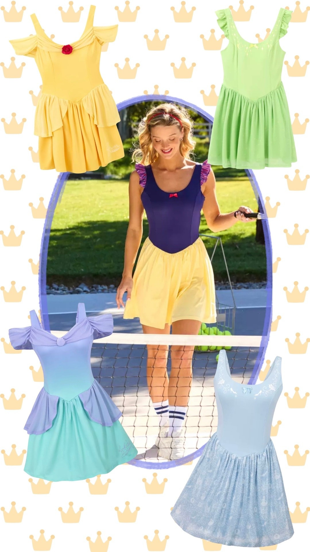 Disney athletic dresses from the Disney Store! NEW! 