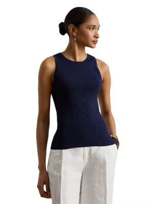 Rib Knit Sleeveless Sweater | Bloomingdale's (US)
