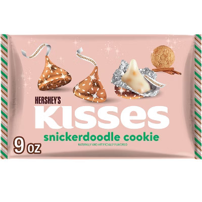 HERSHEY'S KISSES Christmas Chocolate Snickerdoodle Cookie - 9oz | Target