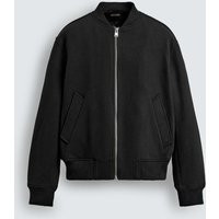 Zara - Combined Bomber Jacket - Black - L - Man | Zara UK