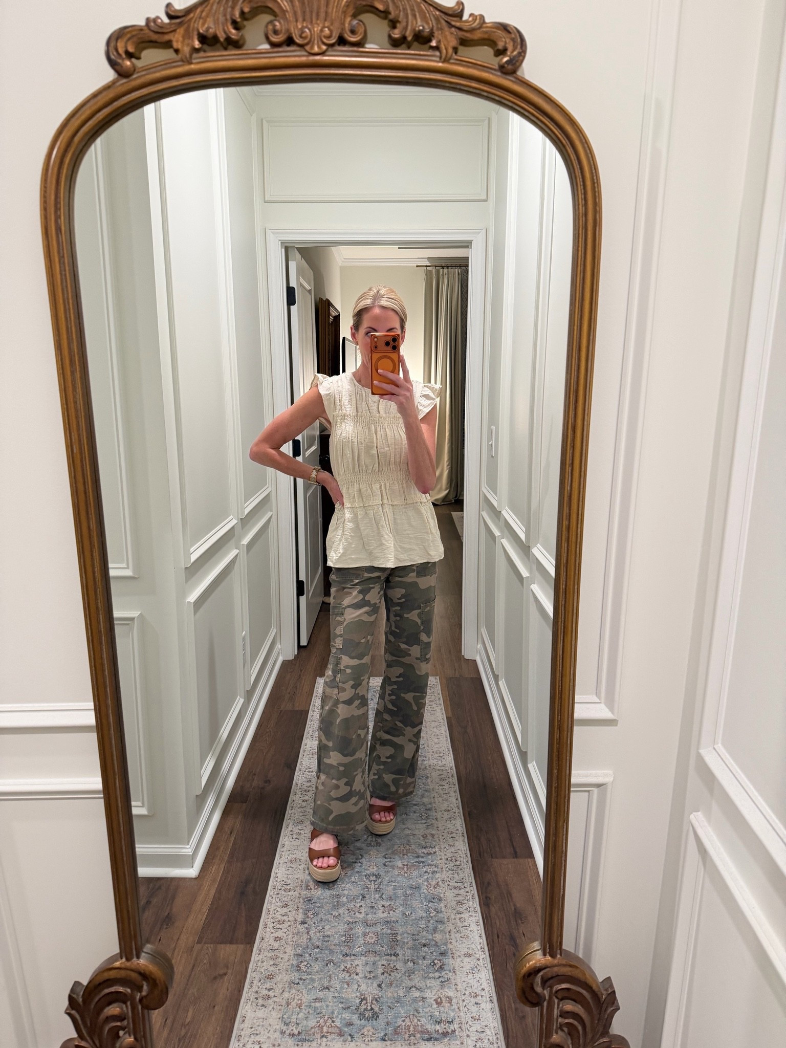 Today’s OTD the viral camo pants from Walmart. They are in stock this cute new arrival top comes in six colors wearing an extra small and the pants and a small in the top.

#LTKdayinmylife #LTKootd #LTKmomlife