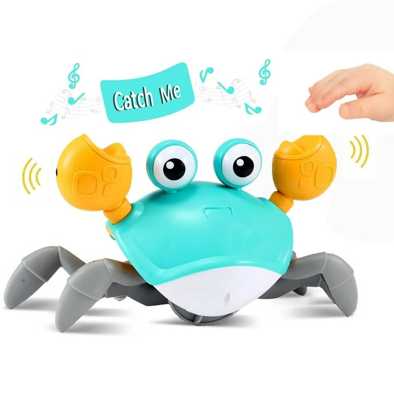 Kifunppy Crawling Crab Baby Toy - Infant Tummy Time Toys 3 4 5 6 7 8 9 10 11 12 Babies Boy 3-6 6-... | Walmart (US)