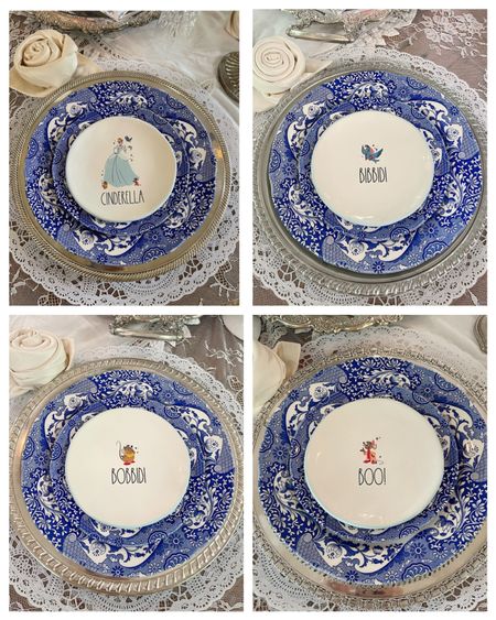 Cinderella plates, disney home decor, Disney dishes, Spode blue Italian 

#LTKunder100 #LTKhome #LTKunder50