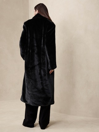 Upsala Faux Fur Coat | Banana Republic (US)