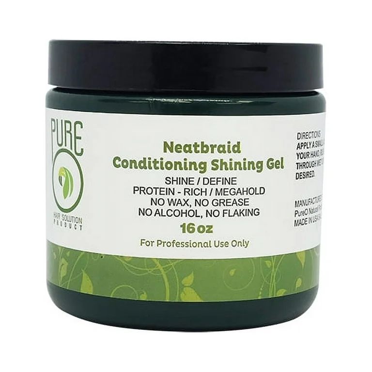 PureO - NeatBraid Conditioning Shining Gel 16 Oz | Walmart (US)