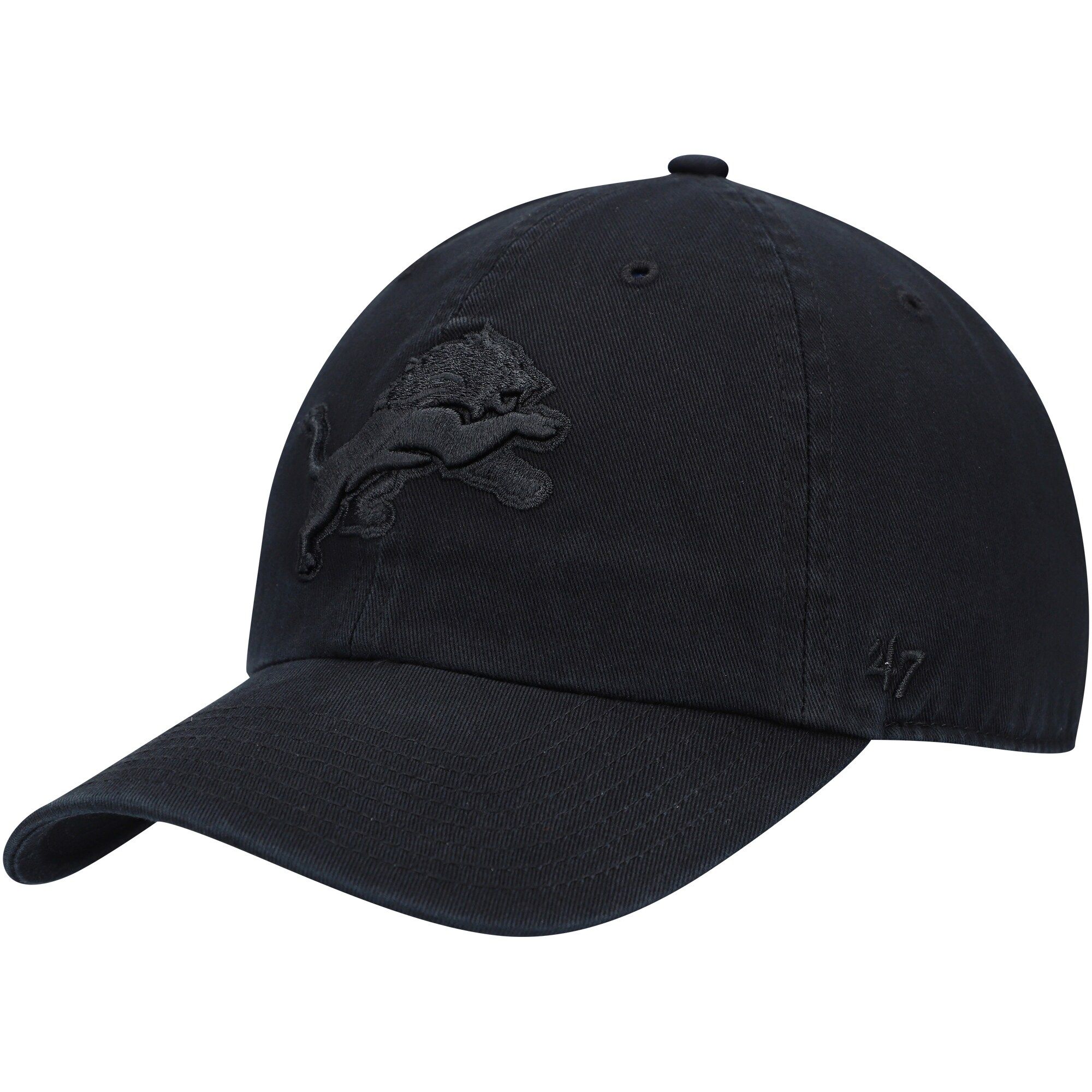 Detroit Lions '47 Team Tonal Clean Up Adjustable Hat - Black | Fanatics