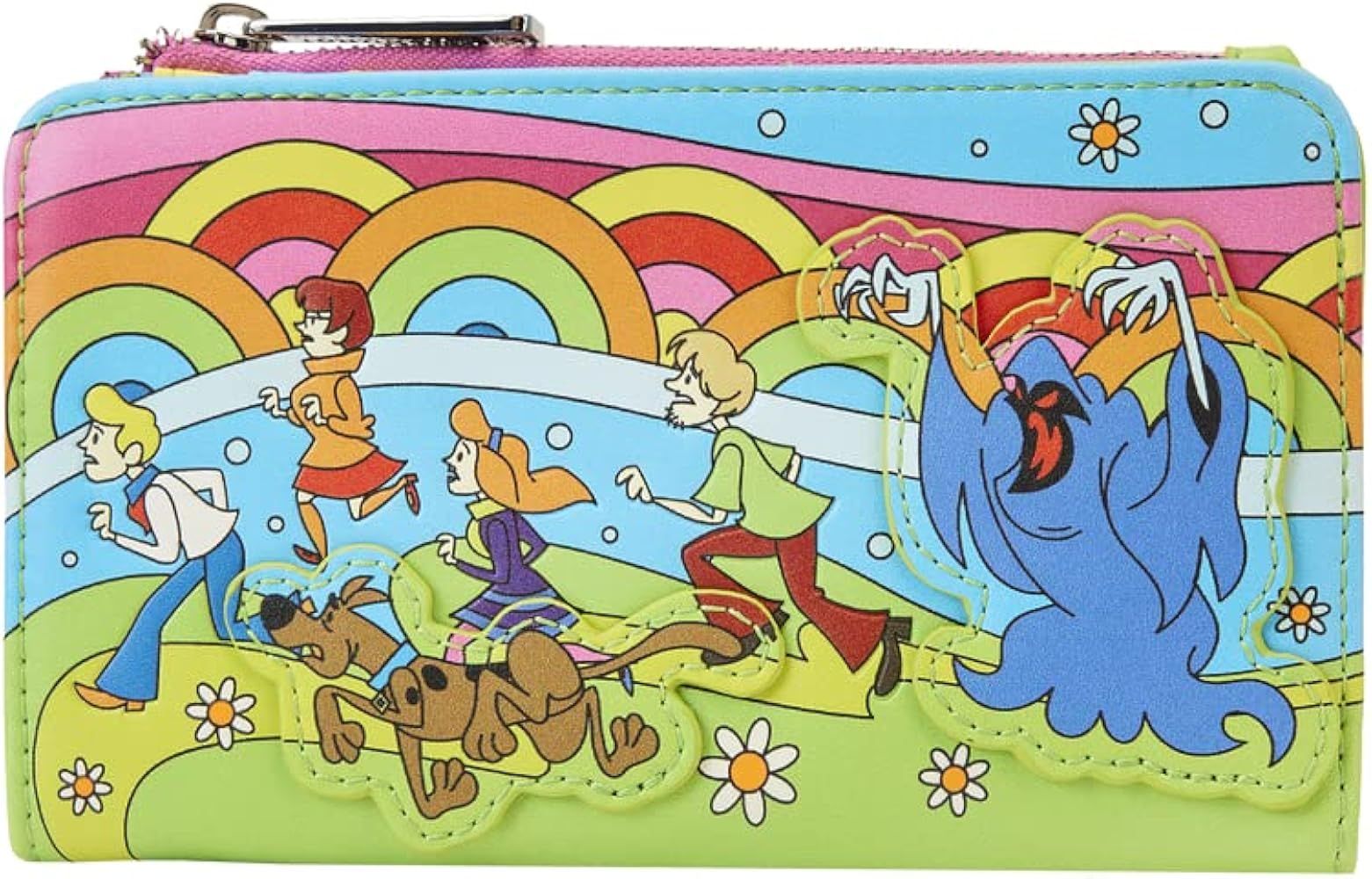 Loungefly Scooby Doo Psychedelic Monster Chase Glow in the Dark Flap Wallet | Amazon (US)