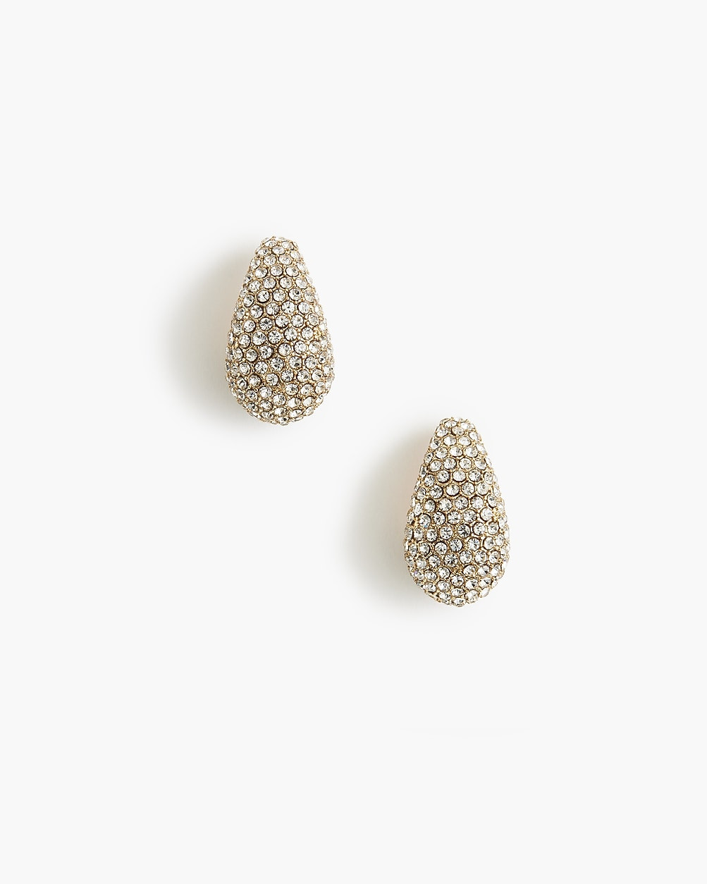 Pavé crystal teardrop statement earrings | J.Crew Factory