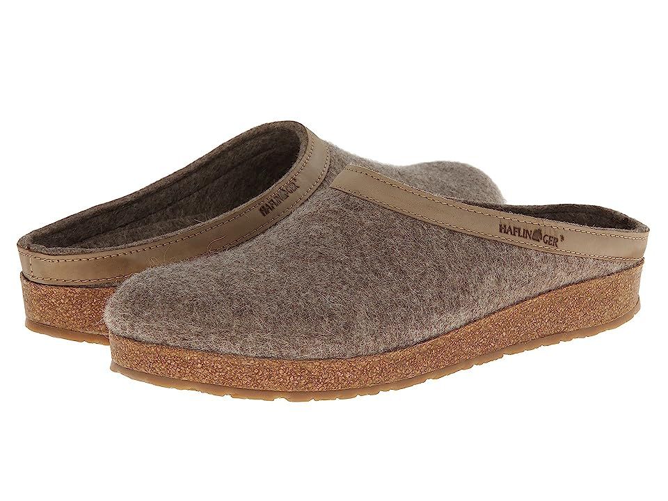 Haflinger GZL Leather Trim Grizzly (Earth) Clog Shoes | Zappos