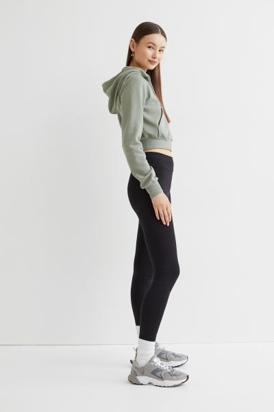 Short Hooded Sweatshirt Jacket | H&M (US + CA)