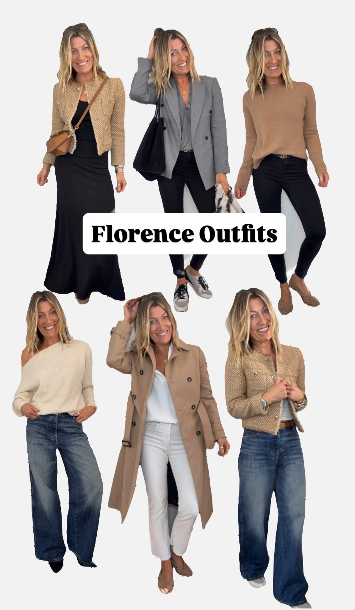 What I packed for my 4 day trip yo Florence in March...