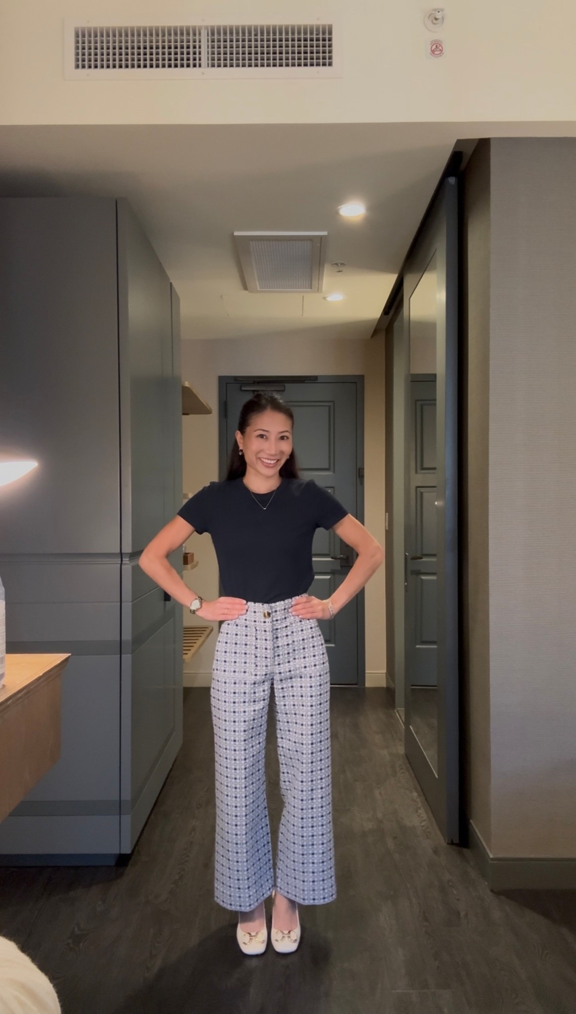 work ootd!! 🫐💙🥿 shoes are sold out but I put some dupes!! 

#LTKWorkwear #LTKShoeCrush #LTKPetite