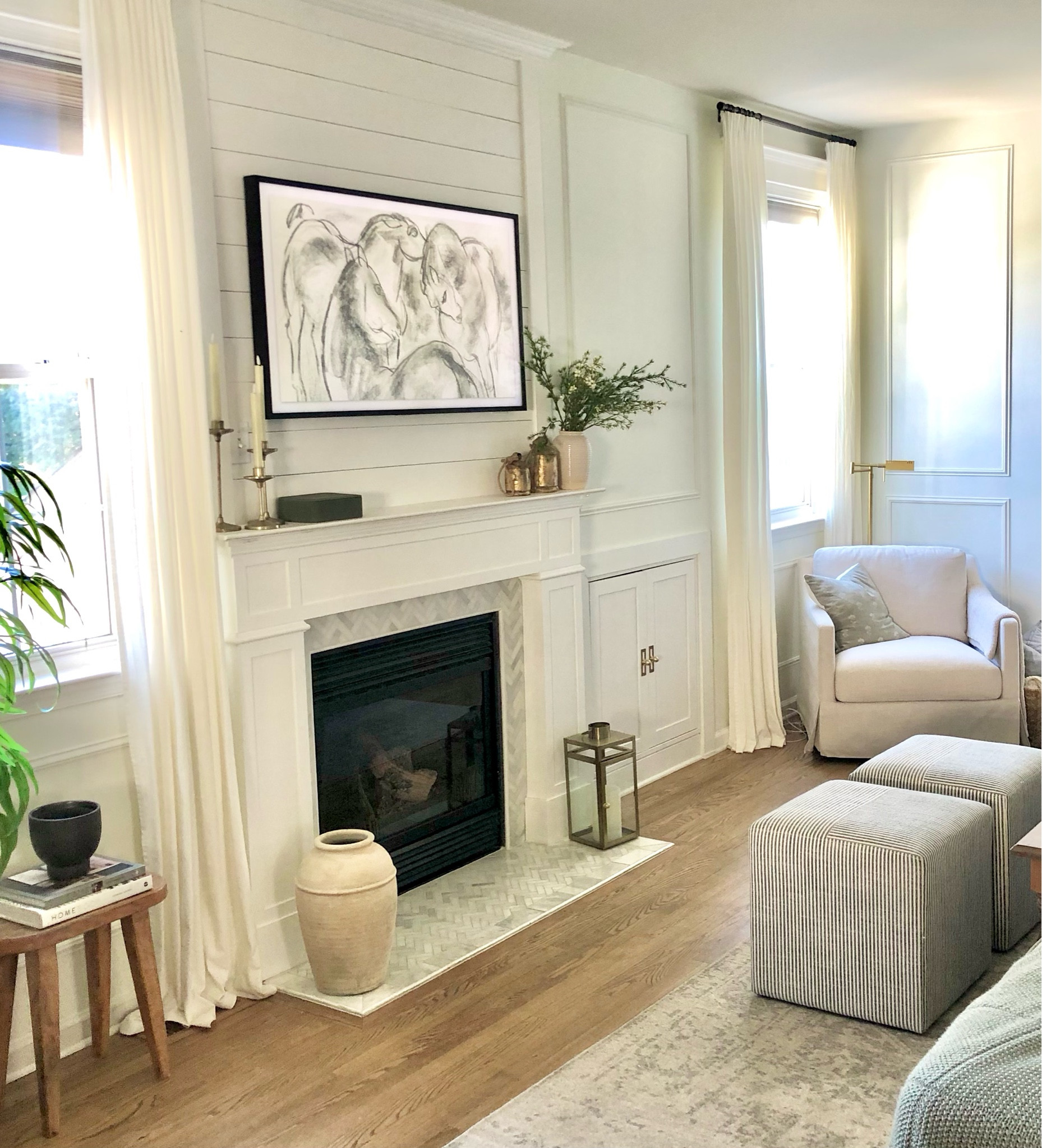 Spending this dreary Saturday in my fav spot, my family room! #familyroom #familyroomdecor #homedecor #manteldecor #fireplacedecor 

#LTKFind #LTKSeasonal #LTKhome