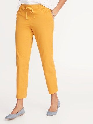 Mid-Rise Pull-On Anytime Chinos for Women | Old Navy US