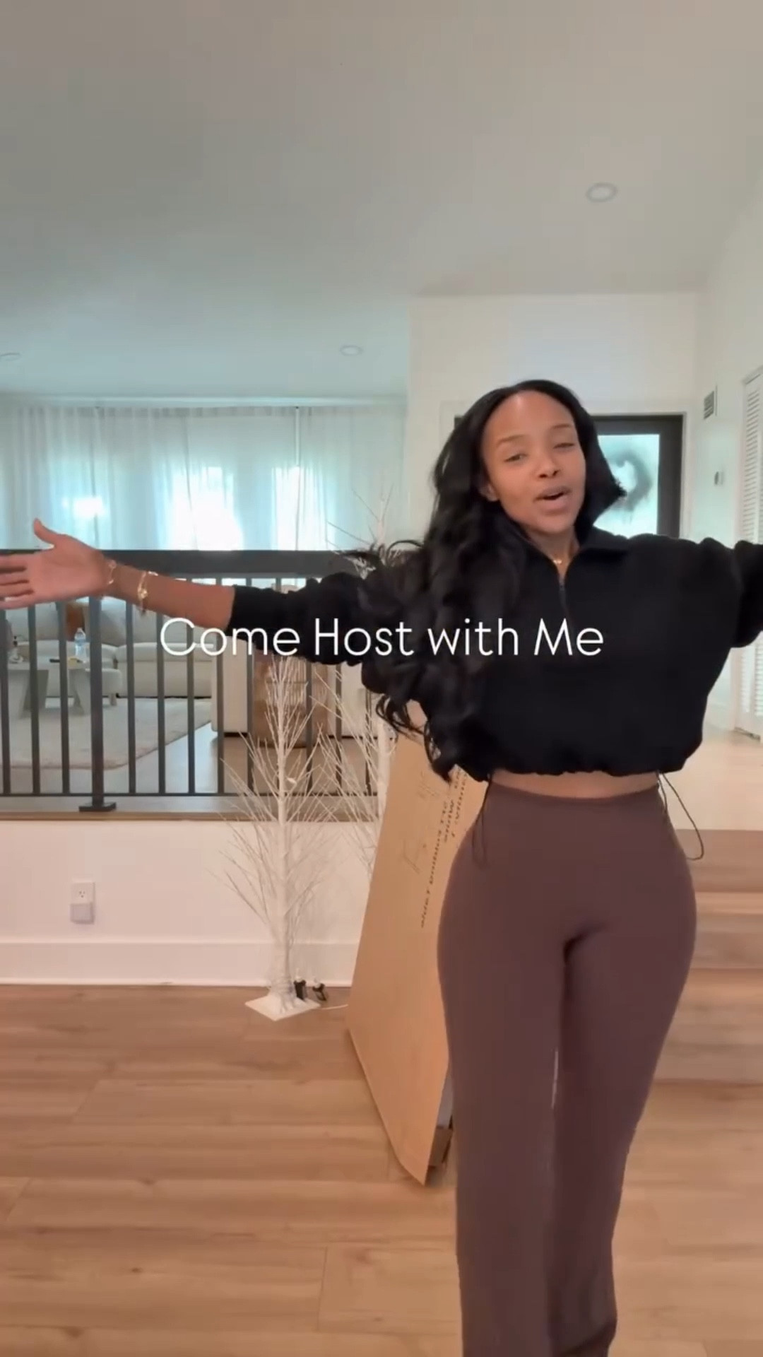 ✨ Come Host With Me — Effortless At-Home Entertaining

A cozy, elevated hosting look that keeps things comfortable while still feeling put together. This easy set is perfect for moving around, styling tables, and welcoming guests without sacrificing style. Proof that hosting outfits can be chic and functional at the same time.

Perfect for:
• At-home hosting
• Dinner parties
• Casual entertaining
• Holiday prep days

📏 Sizing:
Top: Small  
Bottoms: Small  
Shoes: True to size  

Measurements:
5’4” · 138 lbs · 34D · 27” waist · 40” hips

Tap to get details.

hosting outfit ideas, comfortable hosting looks, cozy chic style, casual home entertaining outfit, elevated loungewear, everyday essentials

Follow me on Instagram and YouTube @kirasfashionfinds