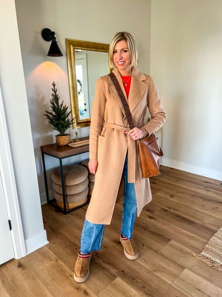 Camel coat four ways, winter outfit, winter coat, holiday style, sarah kelly style

#LTKSeasonal #LTKHoliday #LTKstyletip