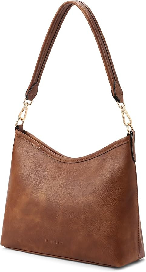 SENDEFN Shoulder Bag for Women Top-Handle Travel Handbag Vegan Leather Crescent Hobo Bag Cross Bo... | Amazon (US)
