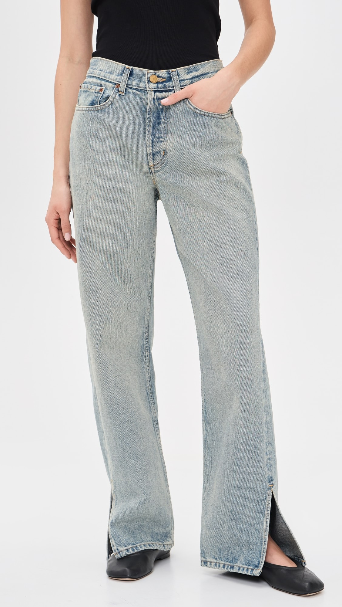 Charlot Split Hem Jeans | Shopbop