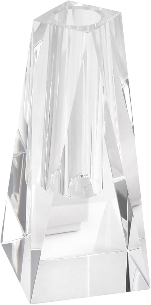 Kitcom Small Crystal Flower/Bud Vase 6.3Inch, Elegant Floral Display for Home & Weddings, Comes w... | Amazon (US)