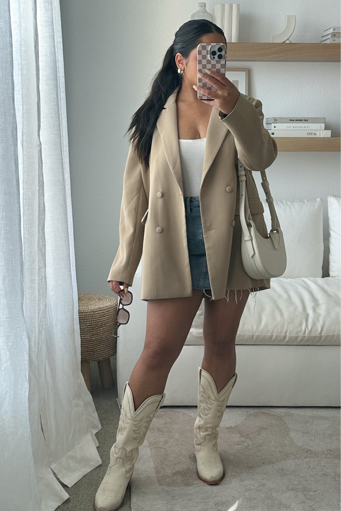 Obsessed with these cowboy boots!! Counting down the days until Nashville🙌🏽🤠

Cowboy Boots Outfit, Blazer Outfit

#LTKSeasonal #LTKcurves #LTKstyletip