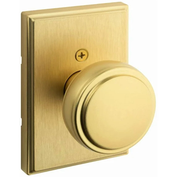 Kwikset 788Soktrct Sora Non-Turning One-Sided Dummy Door Knob - Brass | Walmart (US)