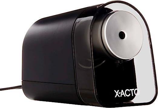 X-ACTO(R) XLR(TM) Electric Pencil Sharpener, Black, 1818 | Amazon (US)