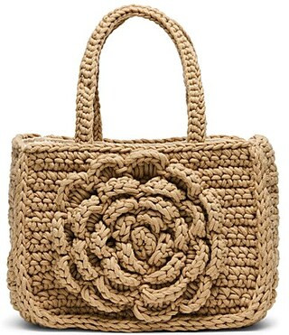 Steve Madden Crochet Rose Small Crossbody Tote Bag - Natural | Dillard's