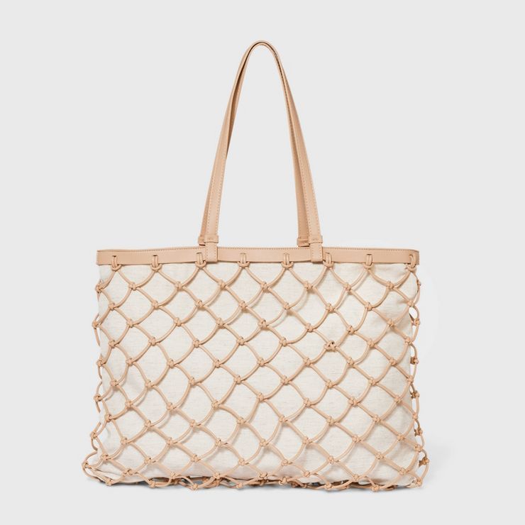 Knotted Net Tote Handbag - A New Day™ | Target