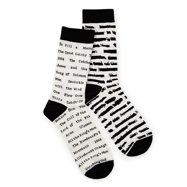 Banned Book Socks | UncommonGoods