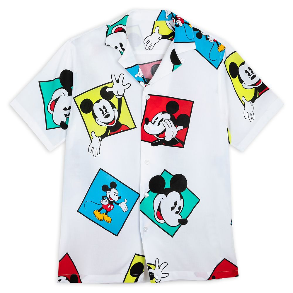 Mickey Mouse Woven Shirt for Men – Mickey & Co. | Disney Store