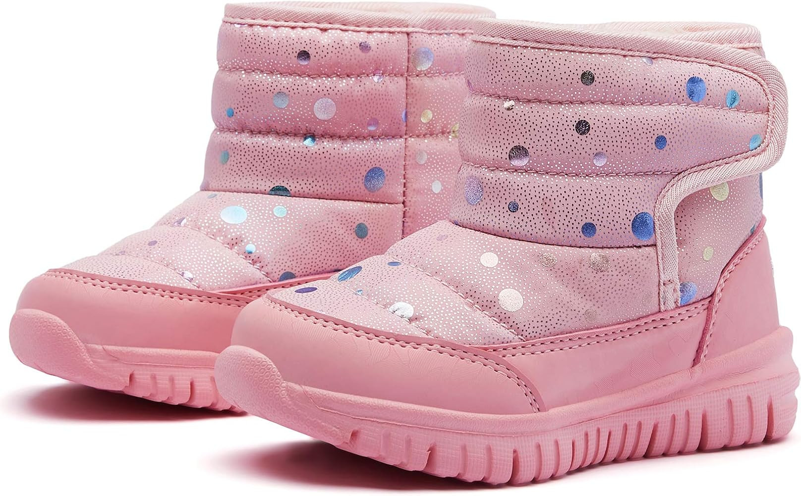 HOBIBEAR Boys Girls Toddler Snow Boots Waterproof Slip Resistant Outdoor Winter Shoes(Toddler/Lit... | Amazon (US)