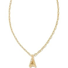 Kendra Scott Crystal Letter Short Pendant Necklace, Fashion Jewelry for Women | Amazon (US)