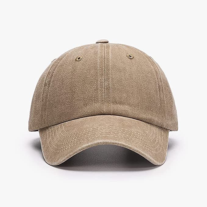 Quanhaigou 2 Pack Unisex Vintage Washed Distressed Baseball Cap,Dad Golf Hats,Adjustable Polo Hat... | Amazon (US)