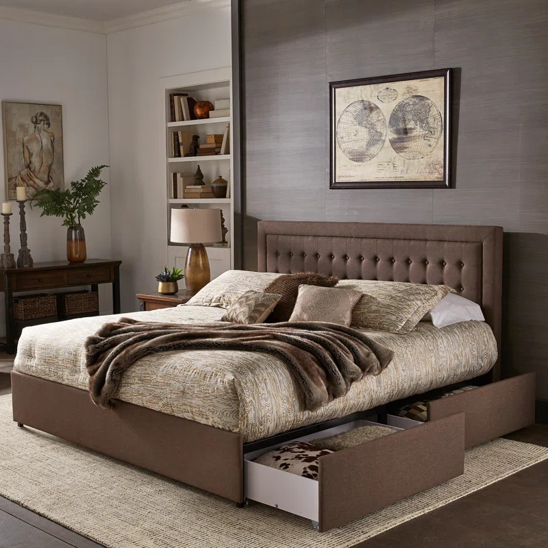 Aderyn Upholstered Platform Storage Bed | Wayfair North America