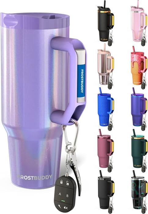Frost Buddy Thicc Buddy 40oz Tumbler - Spill-Proof Flip Lid (Amethyst) | Amazon (US)