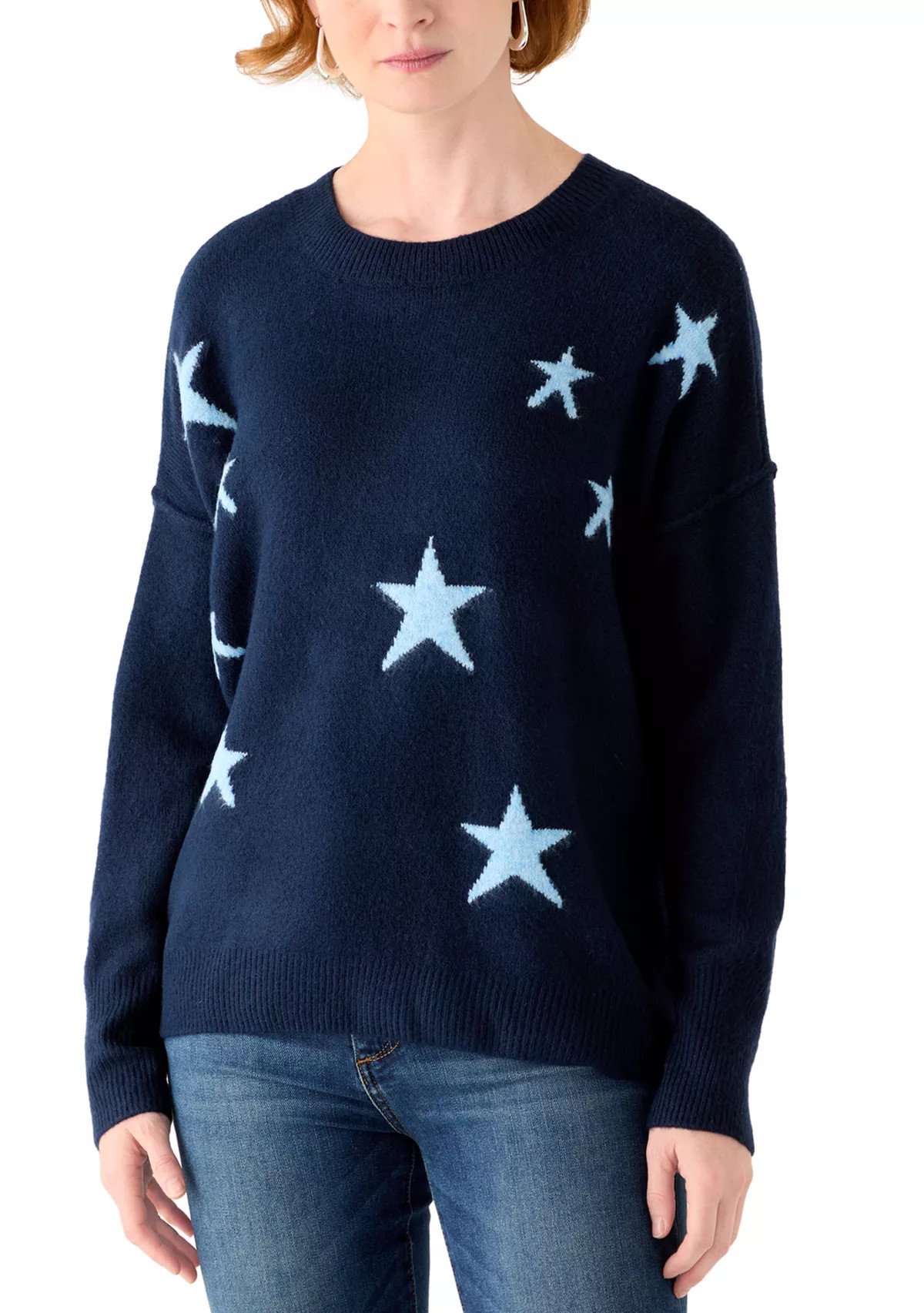 Women's Dolman Star Crew Neck Sweater | Belk