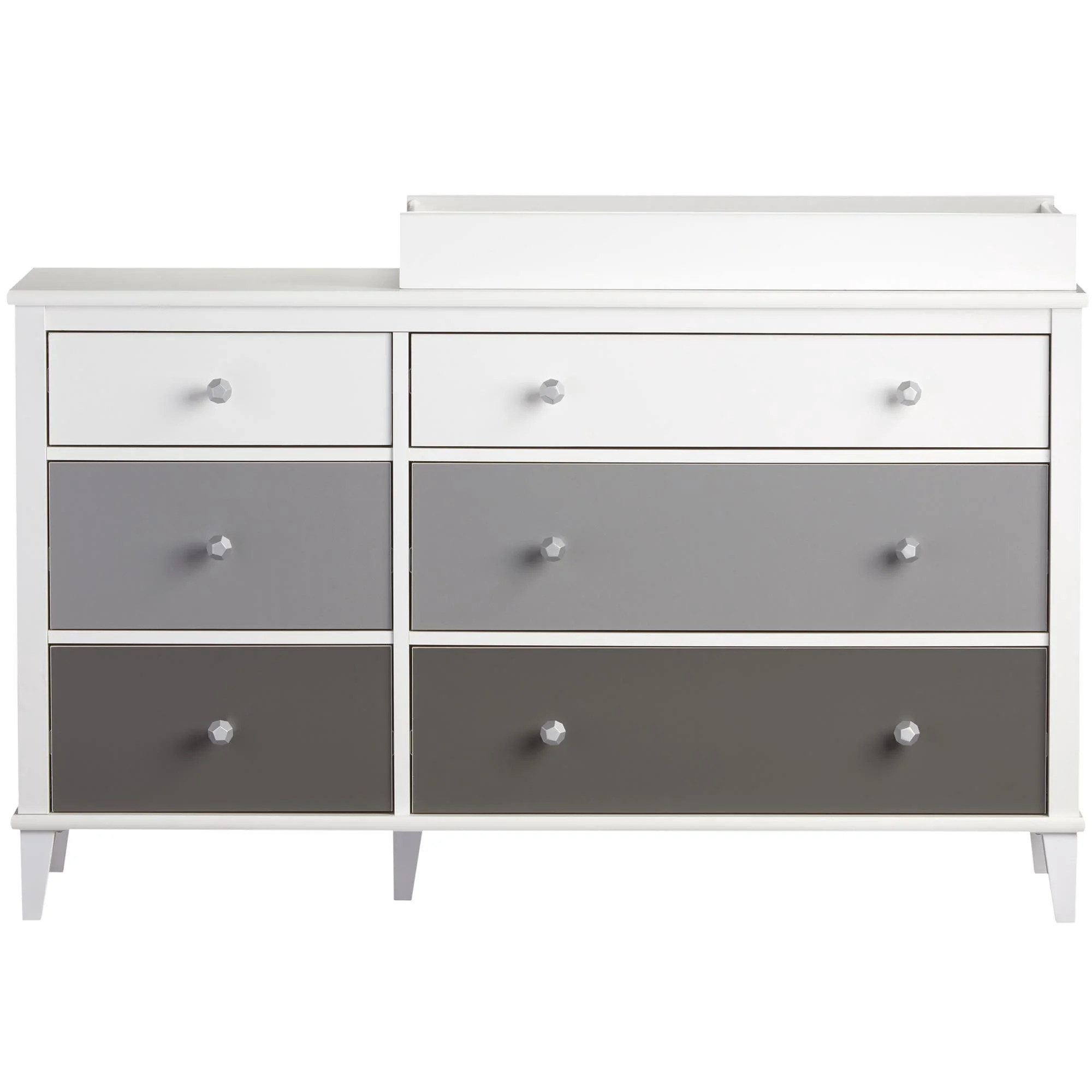 Little Seeds Monarch Hill Poppy 6-Drawer Changing Table, White | Walmart (US)