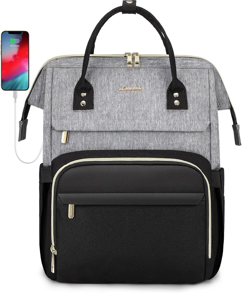 LOVEVOOK Laptop Backpack for Women Fashion Business Computer Backpacks Travel Bags Purse Doctor N... | Amazon (US)
