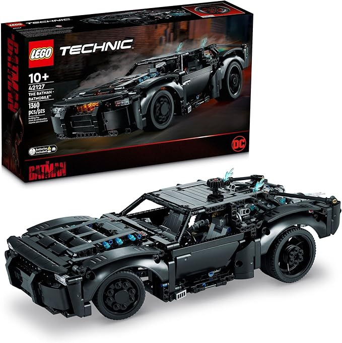 LEGO Technic The Batman – Batmobile 42127 Model Car Building Toy, 2022 Movie Set, Superhero Gif... | Amazon (US)