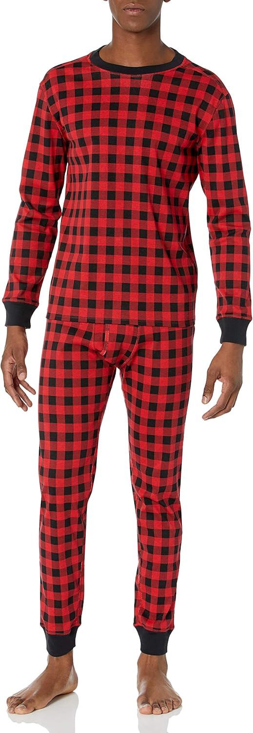 Amazon Essentials Men's Knit Pajama Set | Amazon (US)