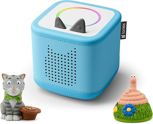 Toniebox 2 Audio Player Julia Donaldson Bundle for Kids 3+ with Tabby McTat and Superworm - Sky B... | Amazon (UK)