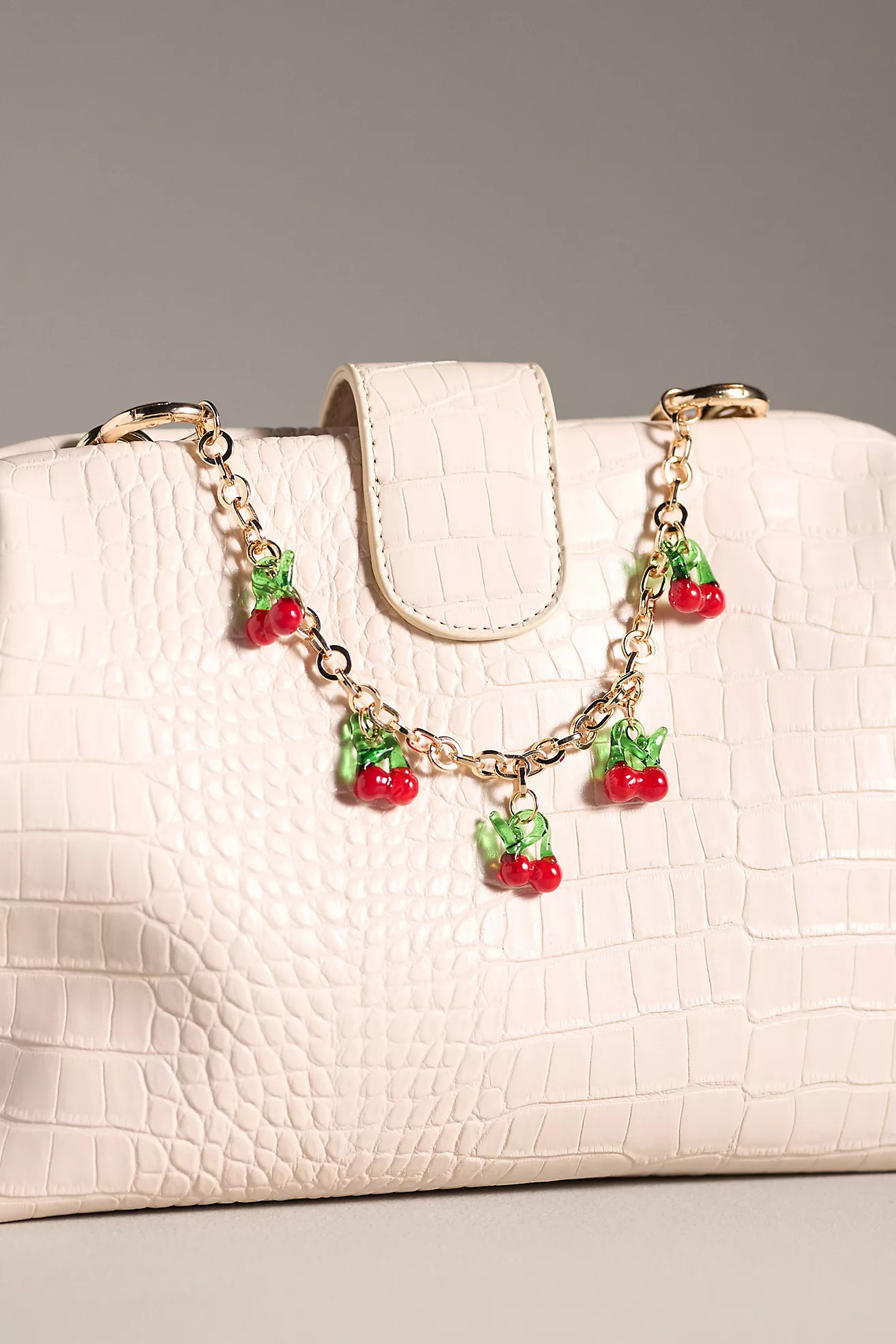 Cherry Chain Bag Charm | Anthropologie (US)