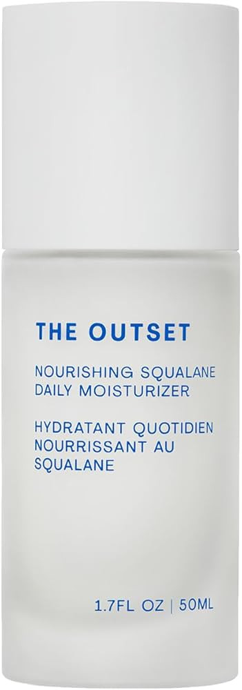 The Outset Nourishing Squalane Daily Moisturizer - Gentle Fragrance Free Non-Comedogenic Cream - ... | Amazon (US)