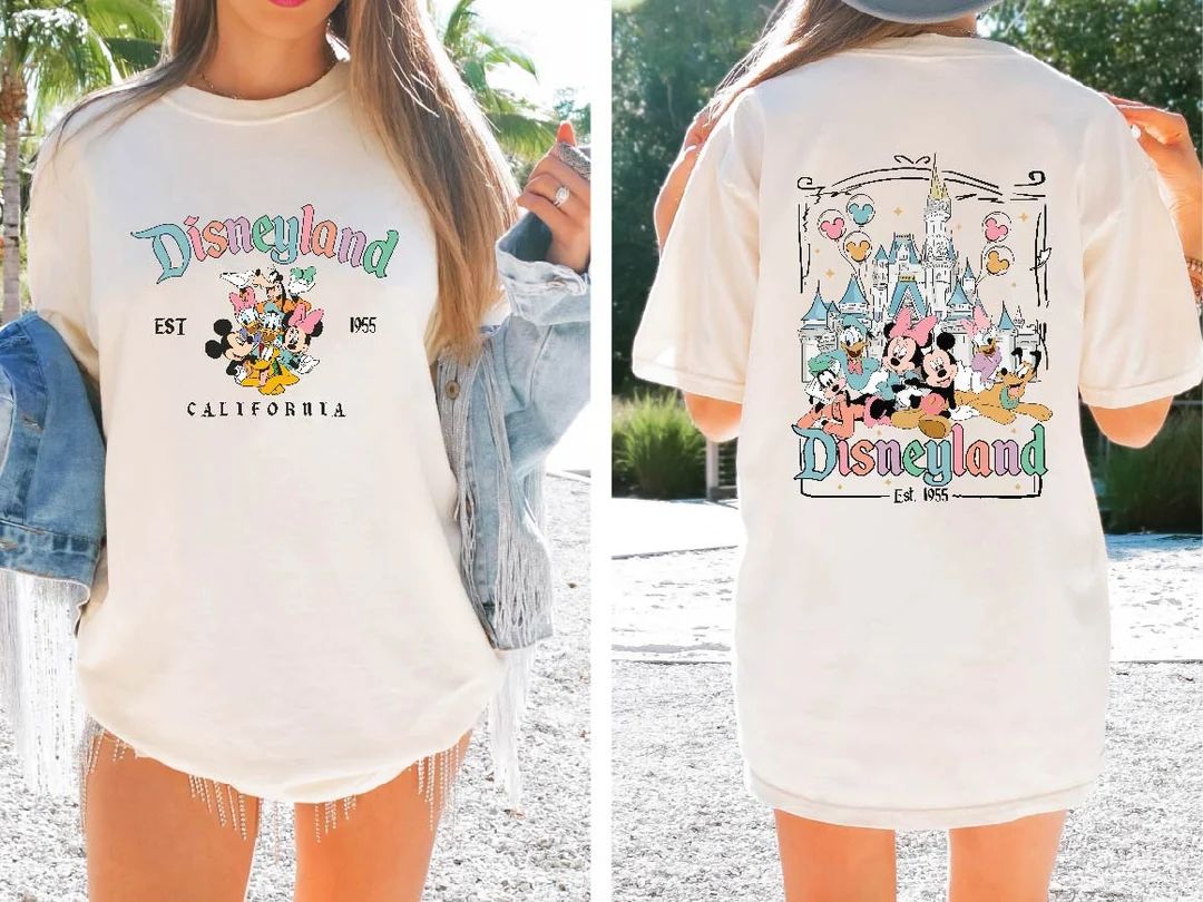 Comfort Colors® Disneyland California T Shirt, Disneyland Est. 1955 Shirt, Disneyworld Shirt, Di... | Etsy (US)