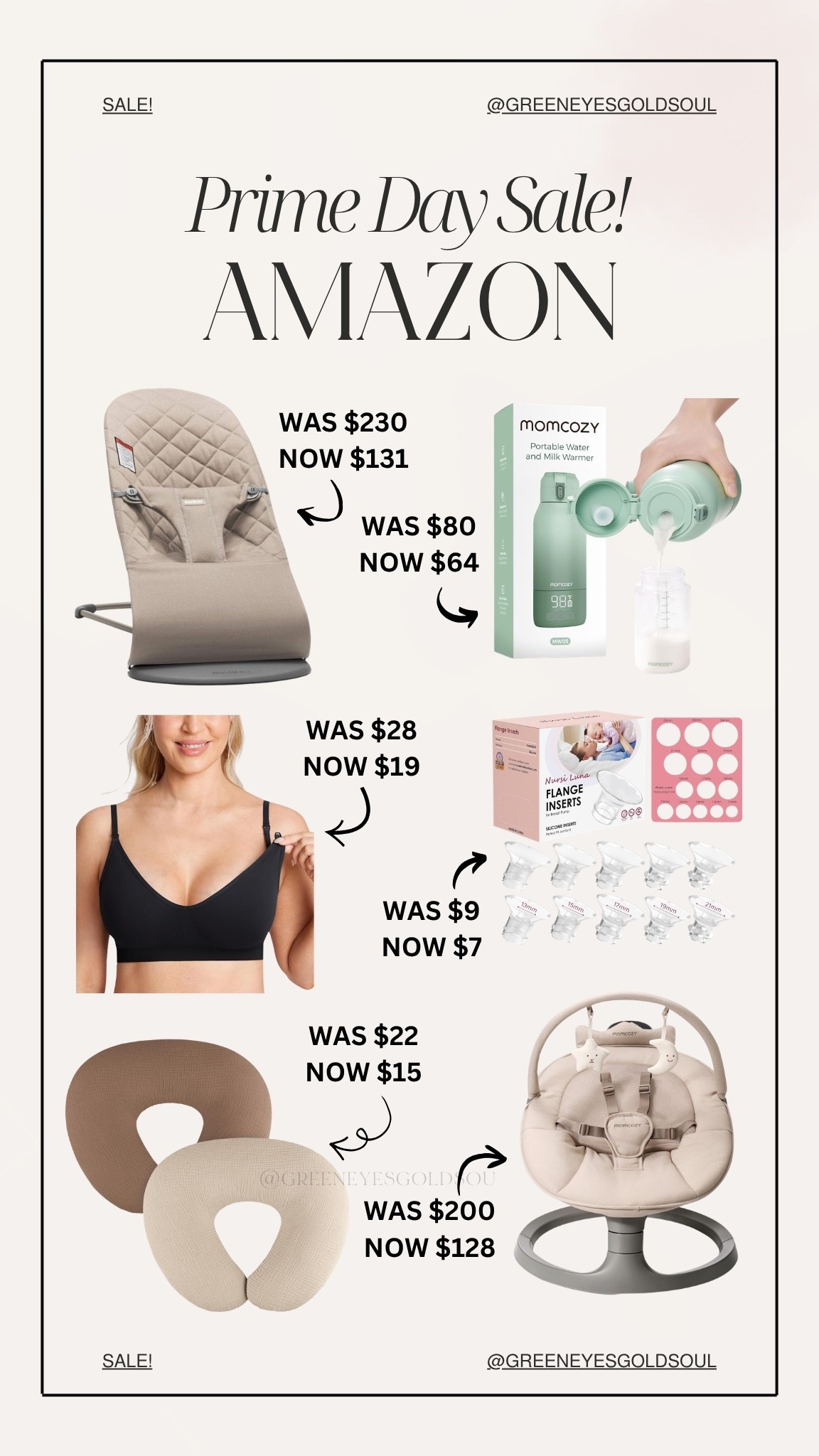 🚨 Prime Day Favorites for Nursing Moms & Newborns!

The BabyBjörn bouncer, Momcozy water warmer, nursing bras, breastfeeding essentials, and nursing pillows are all on sale right now. If you’re building a baby registry or shopping for a new baby, these are some of my most-used finds. 🤍

nursing essentials, breastfeeding must haves, baby registry favorites, Momcozy water warmer, BabyBjorn bouncer, nursing bra, nursing pillow, newborn essentials, first time mom, baby gear deals

#AmazonPrimeDay #PrimeDayDeals #BabyDeals #BabyRegistry #NewbornEssentials #PostpartumEssentials #BreastfeedingMom #FirstTimeMom #AmazonFinds #LTKSaleAlert

#LTKSaleAlert #LTKBaby #LTKBump