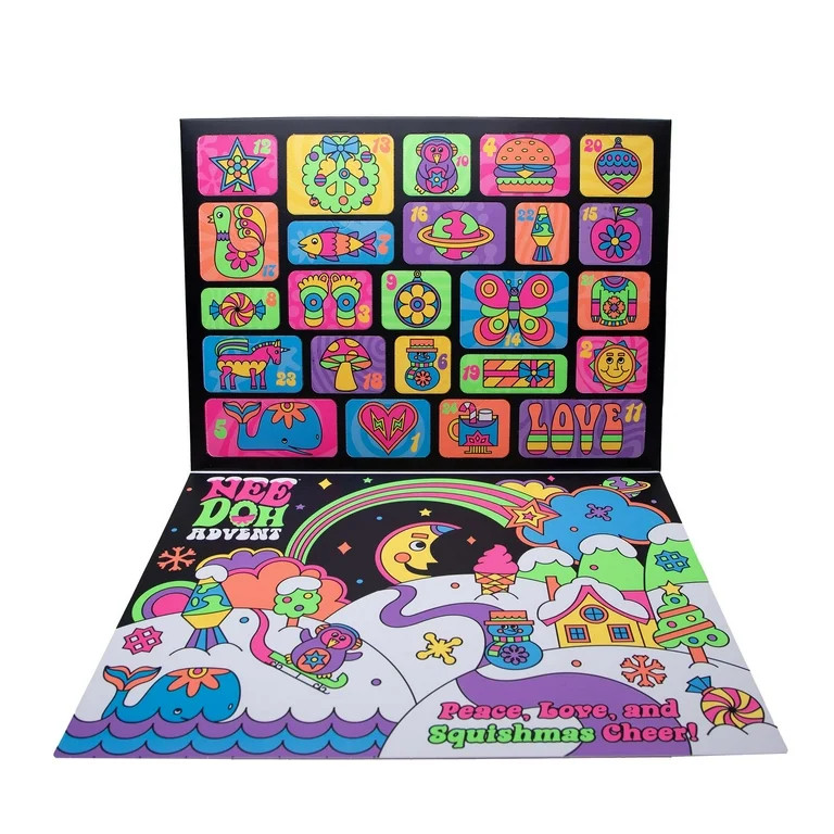 Schylling NeeDoh Advent Calendar, 24 Days of Surprise Mini Squish Sensory Toys, Children Ages 3 a... | Walmart (US)