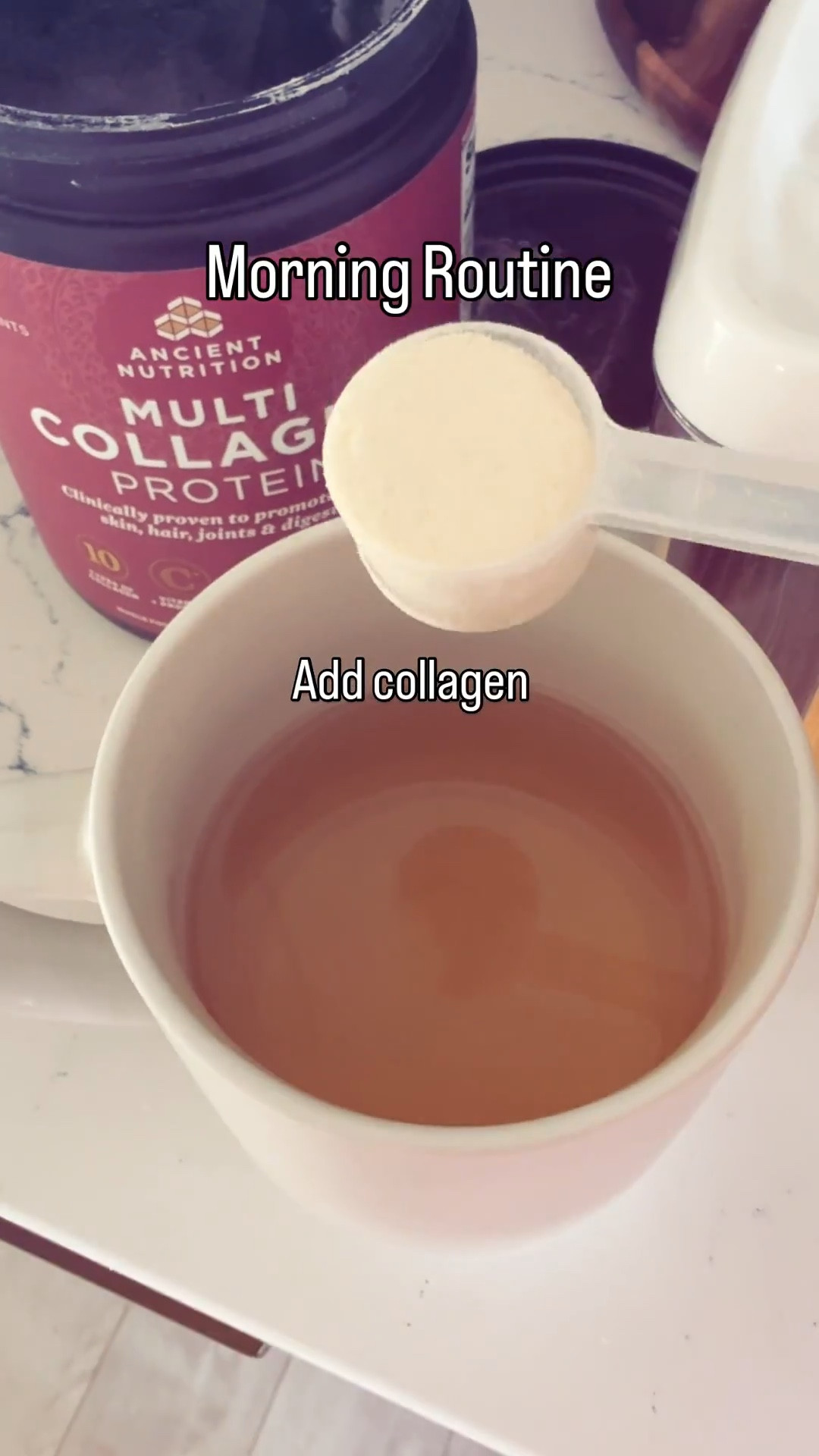 Enjoy the benefits of collagen and protein in one scoop. Ancient Nutrition has a variety of options, depending on your needs and goals.

#LTKgrwm #LTKmorningroutine