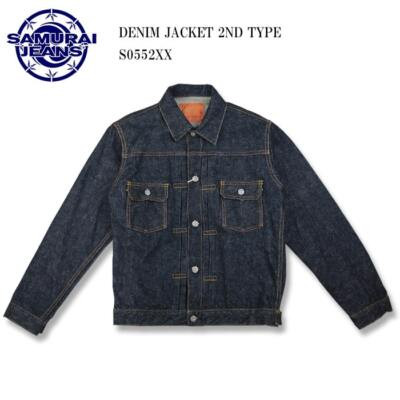 Samurai Jeans S0552XX 15oz Selvedge Denim Jacket  2ND TYPE Size40-44 Japan  | eBay | eBay UK