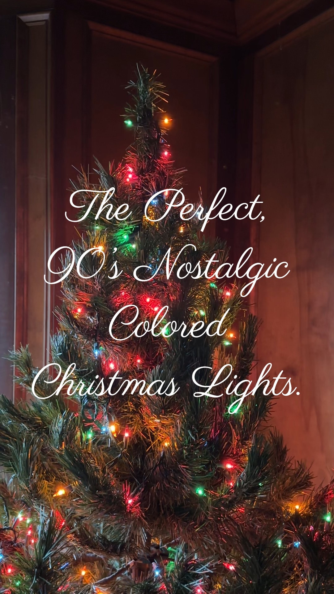 I found them!! 😍 The PERFECT colored lights if you grew up in the 90’s! Grab them quick, they’re currently low in stock 🏃🏼‍♀️🎄

#LTKSeasonal #LTKHoliday #LTKHome