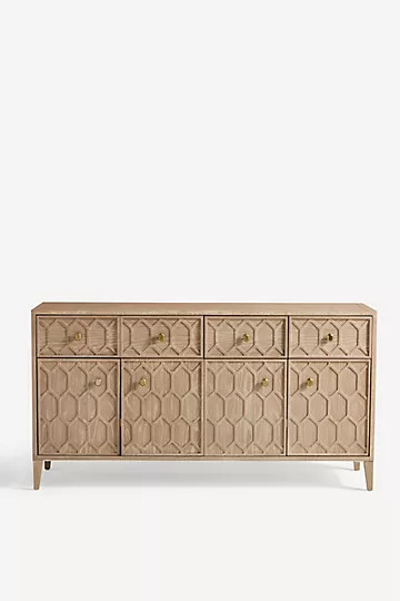 Textured Trellis Buffet | Anthropologie (US)